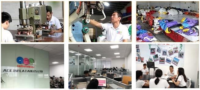 china clown inflatable slide-Ace Inflatables workshop and office