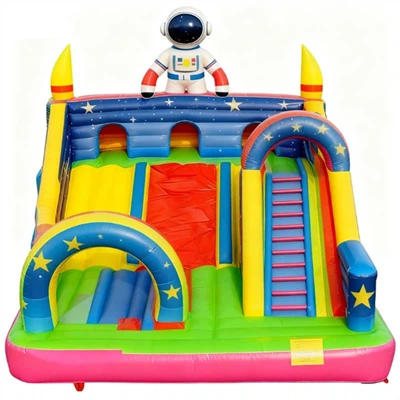 Uppblásanlegur geimþemaleikvöllur